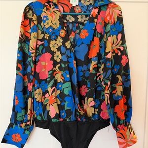 Floral Multicolor Bodysuit